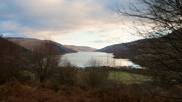 view over Loch Earn
